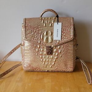 NWT Brahmin Liz Sunkiss Melbourne Genuine Leather Backpack